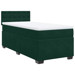 vidaXL &Kappa;&rho;&epsilon;&beta;ά&tau;&iota; Boxspring &mu;&epsilon; &Sigma;&tau;&rho;ώ&mu;&alpha; &Sigma;&kappa;&omicron;ύ&rho;&omicron; &Pi;&rho;ά&sigma;&iota;&nu;&omicron; 90x190 &epsilon;&kappa;. &Beta;&epsilon;&lambda;&omicron;ύ&delta;&iota;&nu;&omicron;