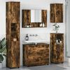 vidaXL Σετ Επίπλων Μπάνιου 5 pcs Καπνιστή δρυς 30 x 35 x 192 εκ.