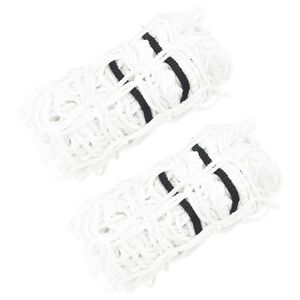 vidaXL Δίχτυα Σανού 2 Τεμ. Στρογγυλά Λευκή 75x50 εκ. από PP