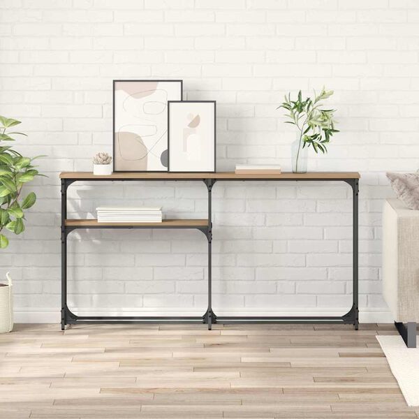 vidaXL &Tau;&rho;&alpha;&pi;έ&zeta;&iota;&Kappa;&omicron;&nu;&sigma;ό&lambda;&alpha;&sigmaf; Artisan Oak 145 x 22,5 x 75 &epsilon;&kappa;.