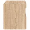 vidaXL Κομοδίνα με Φώτα LED 2 τεμ. Sonoma Δρυς 50x40x45 εκ.