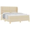 vidaXL &Kappa;&rho;&epsilon;&beta;ά&tau;&iota; &mu;&epsilon; &epsilon;&lambda;&alpha;&tau;ή&rho;&iota;&alpha; &mu;&epsilon; &sigma;&tau;&rho;ώ&mu;&alpha; &Kappa;&rho;&epsilon;&mu; 200 x 180 cm ύ&phi;&alpha;&sigma;&mu;&alpha;