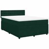 vidaXL &Kappa;&rho;&epsilon;&beta;ά&tau;&iota; Boxspring &mu;&epsilon; &Sigma;&tau;&rho;ώ&mu;&alpha; &Sigma;&kappa;&omicron;ύ&rho;&omicron; &Pi;&rho;ά&sigma;&iota;&nu;&omicron; 140x190&epsilon;&kappa;. &Beta;&epsilon;&lambda;&omicron;ύ&delta;&iota;&nu;&omicron;