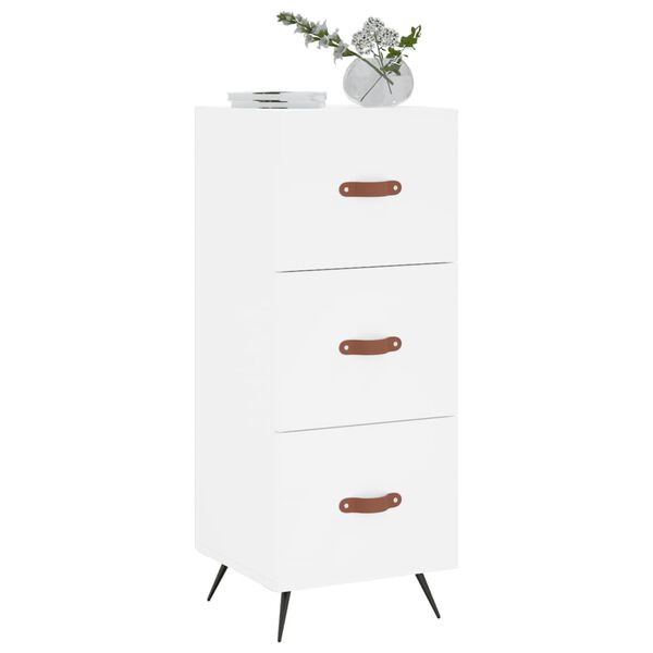 vidaXL Ντουλάπι Λευκό 34,5 x 34 x 90 εκ. από Επεξεργασμένο Ξύλο