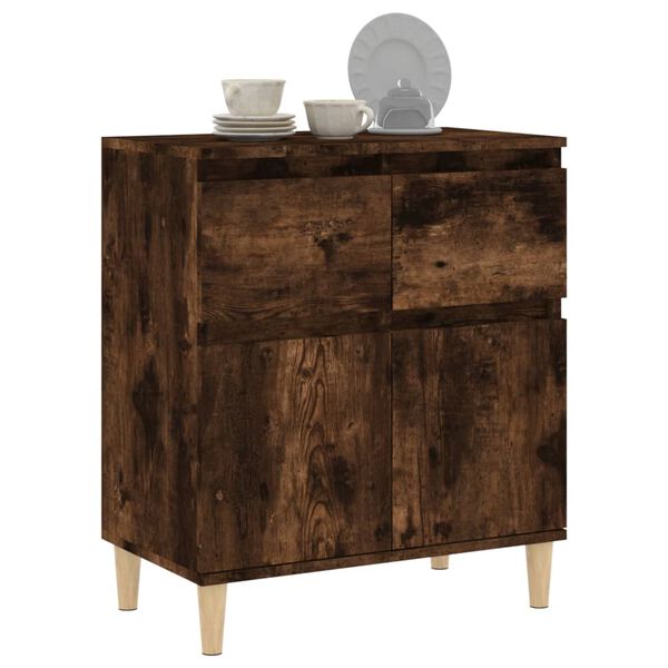 vidaXL Ντουλάπι Καπνιστή Δρυς 60x35x70 εκ. από Επεξεργασμένο Ξύλο