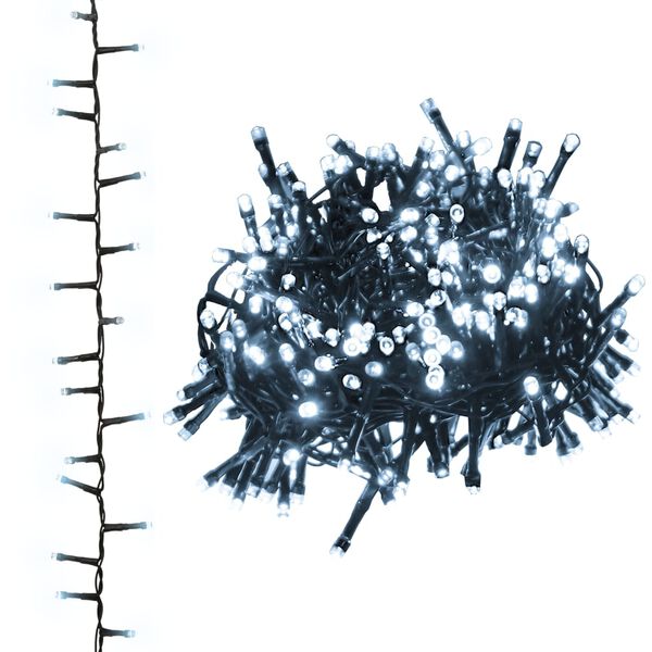 vidaXL Φωτάκια Compact με 2000 LED Ψυχρό Λευκό 45 μ. από PVC