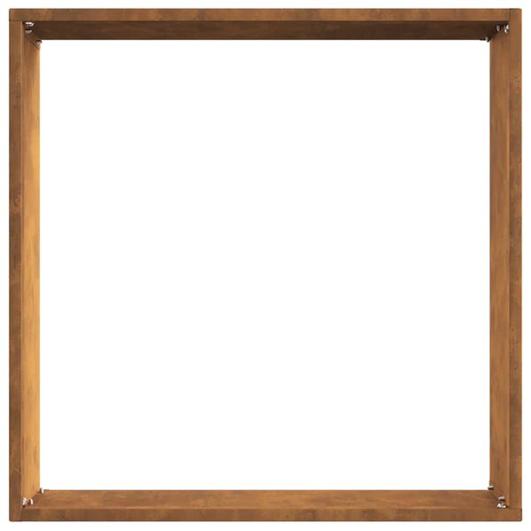 vidaXL Περίγραμμα γκαζόν Σκ rusty 40 x 40 x 13 cm