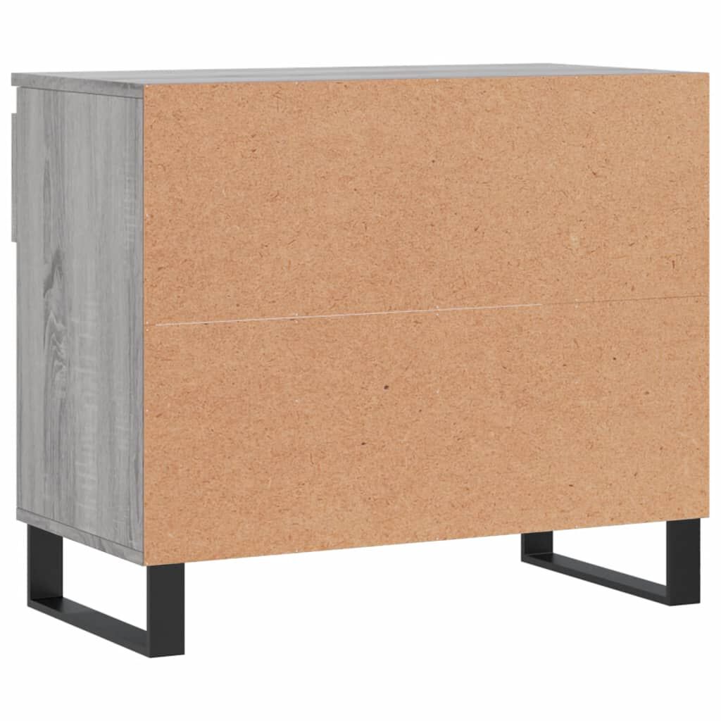 vidaXL Παπουτσοθήκη Γκρι Sonoma 70x36x60 εκ. από Επεξεργασμένο Ξύλο