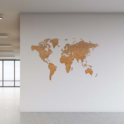 MiMi Innovations Παγκόσμιος Χάρτης Παζλ Luxury Καφέ 150 x 90 εκ.