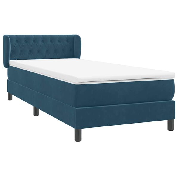 vidaXL Box Spring &kappa;&rho;&epsilon;&beta;ά&tau;&iota; &mu;&epsilon; &sigma;&tau;&rho;ώ&mu;&alpha; &sigma;&kappa;&omicron;ύ&rho;&omicron; &mu;&pi;&lambda;&epsilon; 80x210 &epsilon;&kappa;. &Beta;&epsilon;&lambda;&omicron;ύ&delta;&iota;&nu;&omicron;