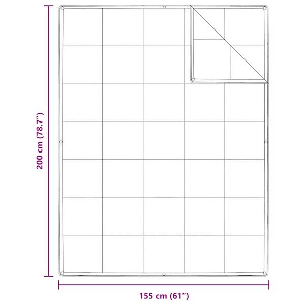vidaXL Σετ Κουβέρτας με μαξιλάρι 2 pcs Λευκό 155 x 200 εκ. Πούπουλο
