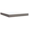 vidaXL &Kappa;&rho;&epsilon;&beta;ά&tau;&iota; Boxspring &mu;&epsilon; &Sigma;&tau;&rho;ώ&mu;&alpha; Taupe 180x200 &epsilon;&kappa;. &Upsilon;&phi;&alpha;&sigma;&mu;ά&tau;&iota;&nu;&omicron;
