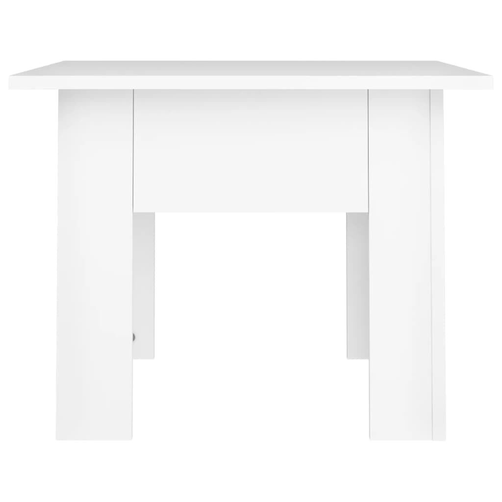 vidaXL Τραπεζάκι Σαλονιού Λευκό 55x55x42 εκ. Επεξεργ. Ξύλο