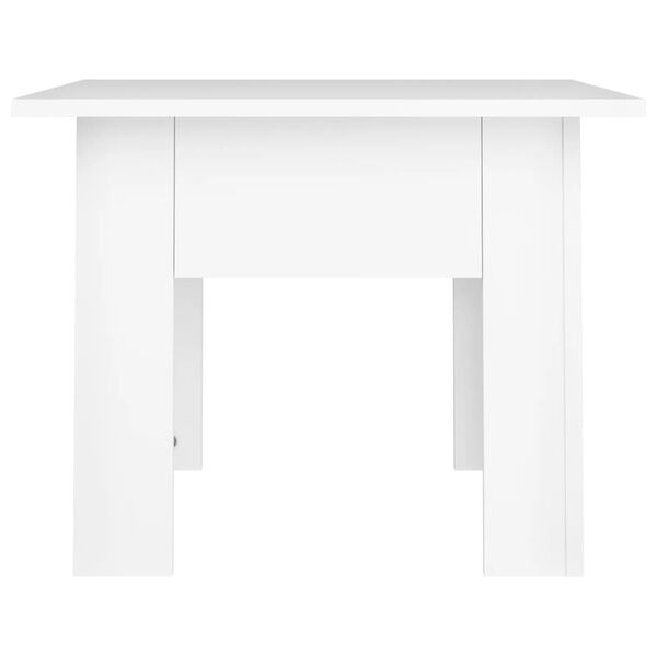 vidaXL Τραπεζάκι Σαλονιού Λευκό 55x55x42 εκ. Επεξεργ. Ξύλο