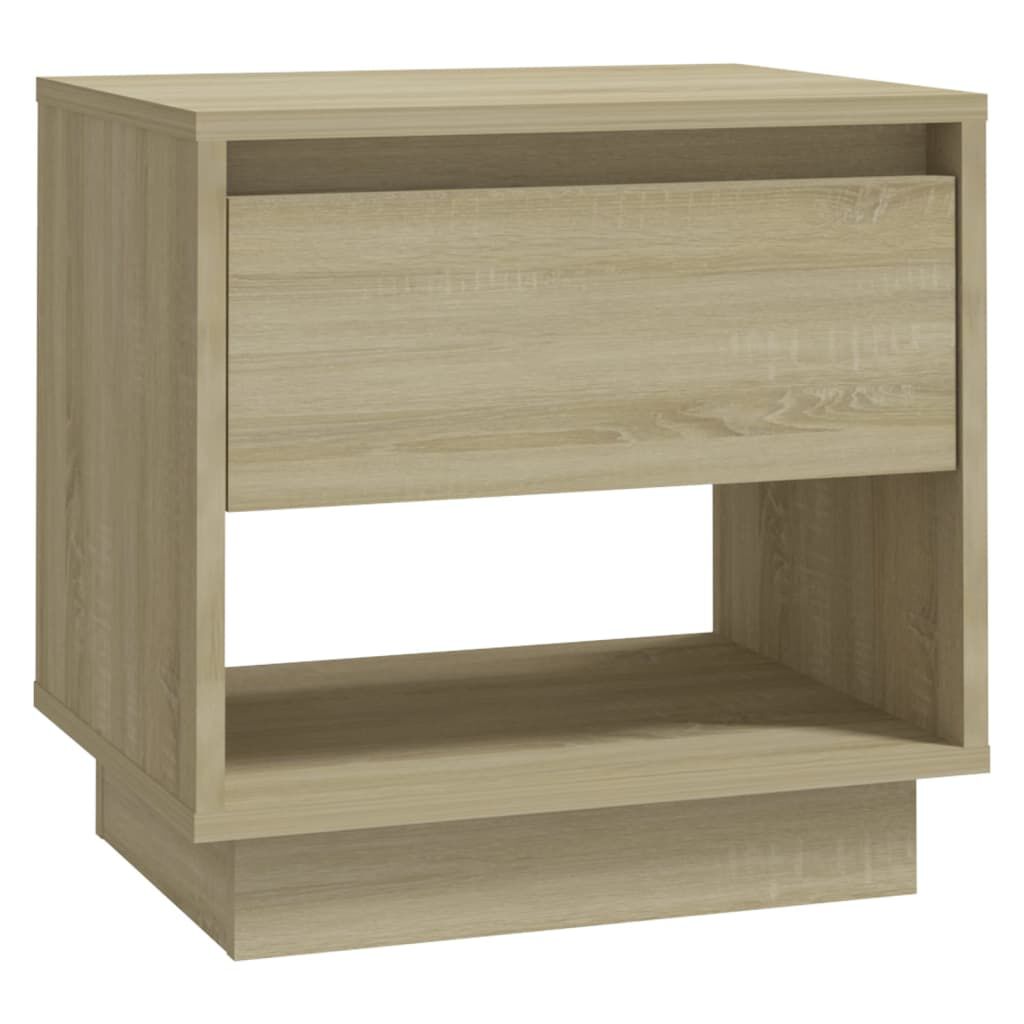 vidaXL Κομοδίνο Χρώμα Sonoma Δρυς 45 x 34 x 44 εκ. από Μοριοσανίδα