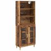 vidaXL Highboard &Pi;&alpha;&lambda;&iota;ό &Xi;ύ&lambda;&omicron; 69,5 x 32,5 x 180 &epsilon;&kappa; &Epsilon;&pi;&epsilon;&xi;&epsilon;&rho;&gamma;&alpha;&sigma;&mu;έ&nu;&omicron; &Xi;ύ&lambda;&omicron;