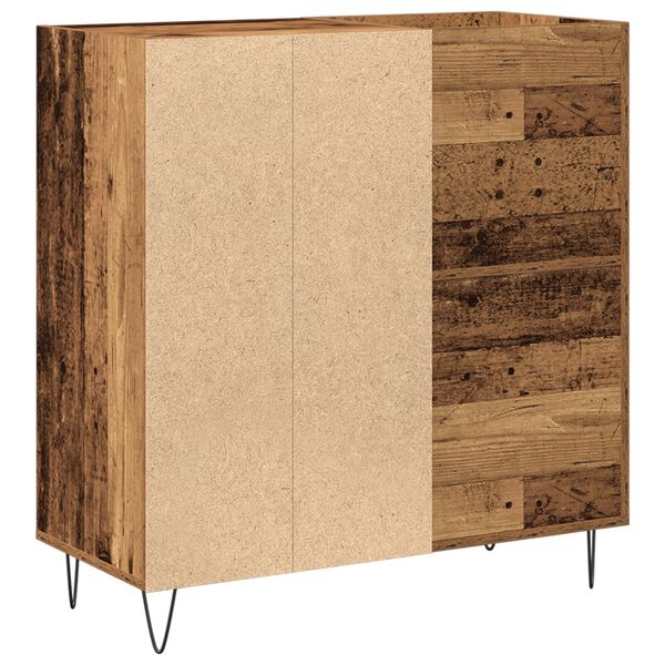 vidaXL ντουλάπι αποθήκευσης δρυς 84,5 x 38 x 90 εκ επεξεργασμένο ξύλο