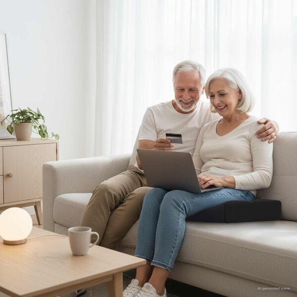 vidaXL &Mu;&alpha;&xi;&iota;&lambda;ά&rho;&iota;&alpha; &Kappa;&alpha;&theta;ί&sigma;&mu;&alpha;&tau;&omicron;&sigmaf; &Mu;&alpha;ύ&rho;&omicron; 40 x 40 x 11 &epsilon;&kappa; PU &Alpha;&phi;&rho;ό&sigmaf;