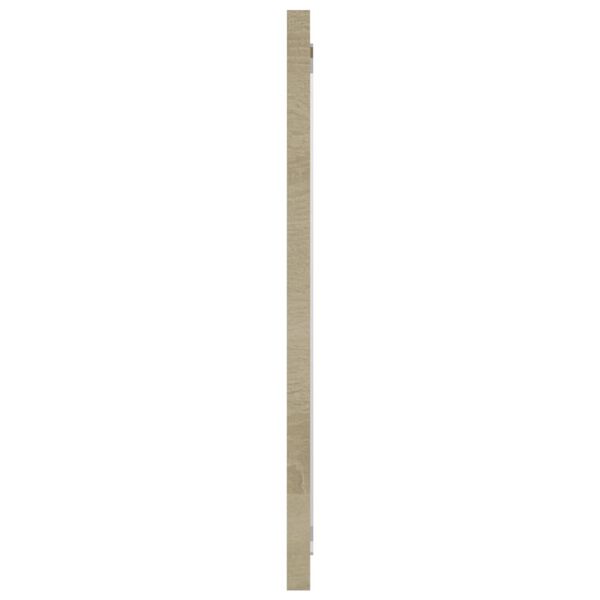 vidaXL Καθρέφτης Μπάνιου Sonoma Δρυς 80 x 1,5 x 37 εκ. Μοριοσανίδα