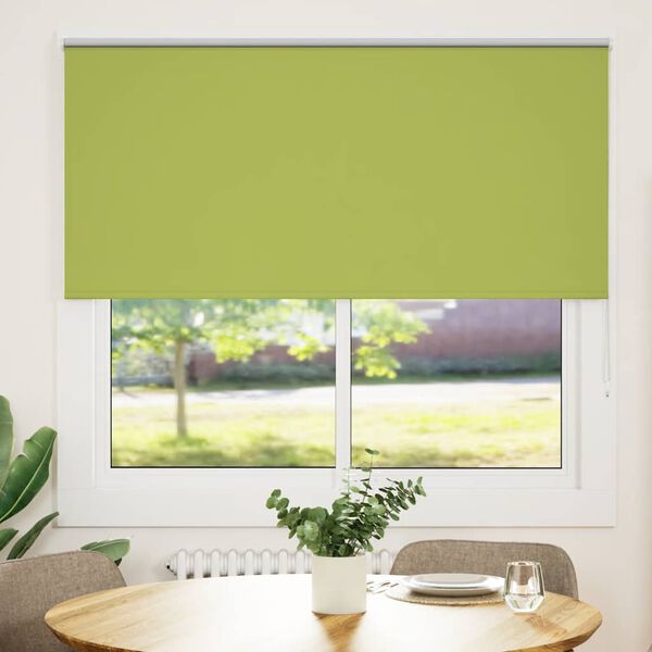 vidaXL Roller Blind Blackout &phi;ύ&lambda;&lambda;&alpha; &pi;&rho;ά&sigma;&iota;&nu;&alpha; 145x150 cm &Pi;&lambda;ά&tau;&omicron;&sigmaf; &upsilon;&phi;ά&sigma;&mu;&alpha;&tau;&omicron;&sigmaf;