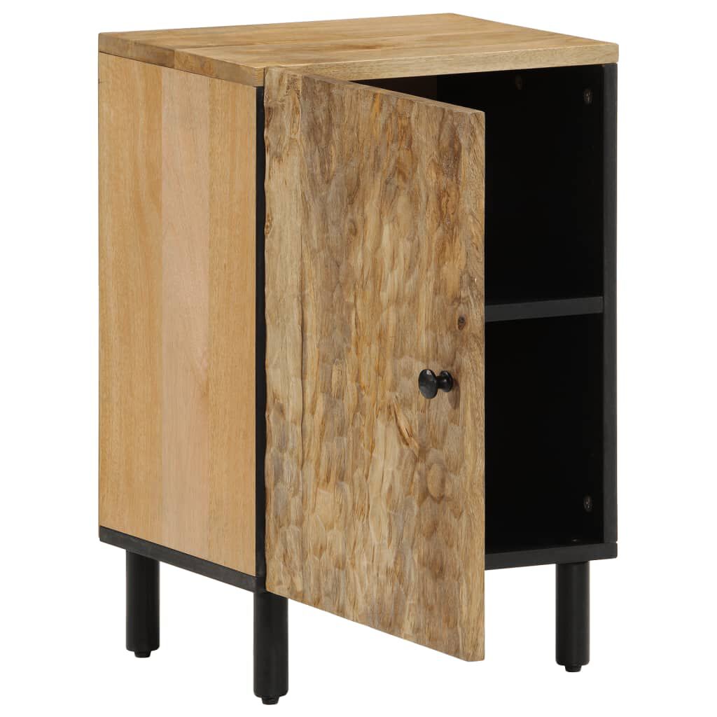 vidaXL Ντουλάπι Μπάνιου 38 x 33 x 58 εκ. από Μασίφ Ξύλο Μάνγκο