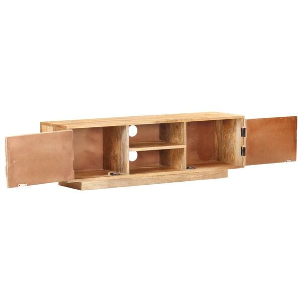 vidaXL Έπιπλο Τηλεόρασης 116 x 30 x 35 εκ. από Μασίφ Ξύλο Μάνγκο