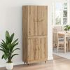 vidaXL Highboard Artisan Oak 69,5 x 34 x 180 &epsilon;&kappa;. &Epsilon;&pi;&epsilon;&xi;&epsilon;&rho;&gamma;&alpha;&sigma;&mu;έ&nu;&omicron; &xi;ύ&lambda;&omicron;