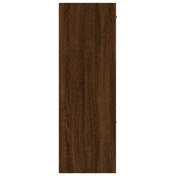 vidaXL Ντουλάπι Αποθήκευσης Καφέ Δρυς 60 x 29,5 x 90 εκ.