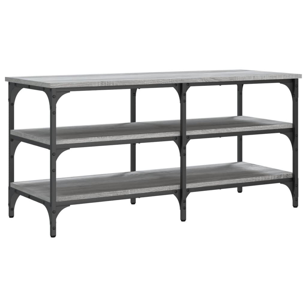 vidaXL Παπουτσοθήκη Γκρι Sonoma 100x38,5x49 εκ. από Επεξεργασμένο Ξύλο