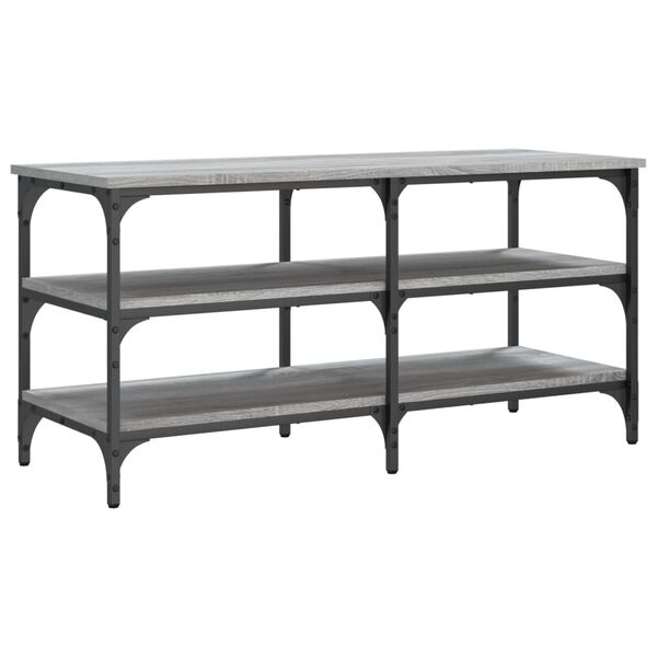 vidaXL Παπουτσοθήκη Γκρι Sonoma 100x38,5x49 εκ. από Επεξεργασμένο Ξύλο