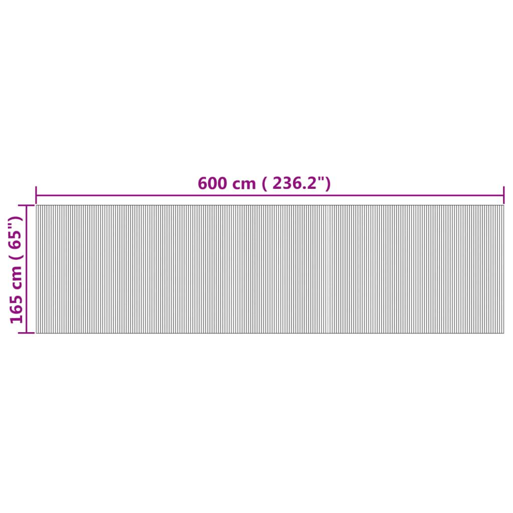 vidaXL Διαχωριστικό Δωματίου Φυσικό 165 x 600 εκ. από Μπαμπού