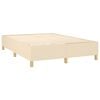 vidaXL &Kappa;&rho;&epsilon;&beta;ά&tau;&iota; Boxspring &mu;&epsilon; &Sigma;&tau;&rho;ώ&mu;&alpha; &Kappa;&rho;&epsilon;&mu; 140x190 &epsilon;&kappa;. &Upsilon;&phi;&alpha;&sigma;&mu;ά&tau;&iota;&nu;&omicron;