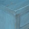 vidaXL Κομοδίνο Μπλε 40 x 30 x 50 εκ. από Μασίφ Ξύλο Μάνγκο