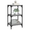 vidaXL Βιβλιοθήκη Γκρι Sonoma 40x33x70,5 εκ. Επεξ. Ξύλο & Ατσάλι