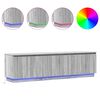vidaXL Βιτρίνα τηλεόρασης με LED Γκρι sonoma 180 x 38 x 49 εκ