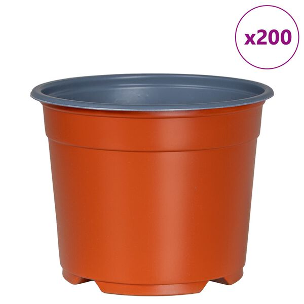 vidaXL &Gamma;&lambda;ά&sigma;&tau;&rho;&alpha; &Lambda;&omicron;&upsilon;&lambda;&omicron;&upsilon;&delta;&iota;ώ&nu; 200 pcs &Tau;&epsilon;&rho;&alpha;&kappa;ό&tau;&alpha; &Oslash; 15 x 12.5 &epsilon;&kappa;. &Pi;&lambda;&alpha;&sigma;&tau;&iota;&kappa;ό