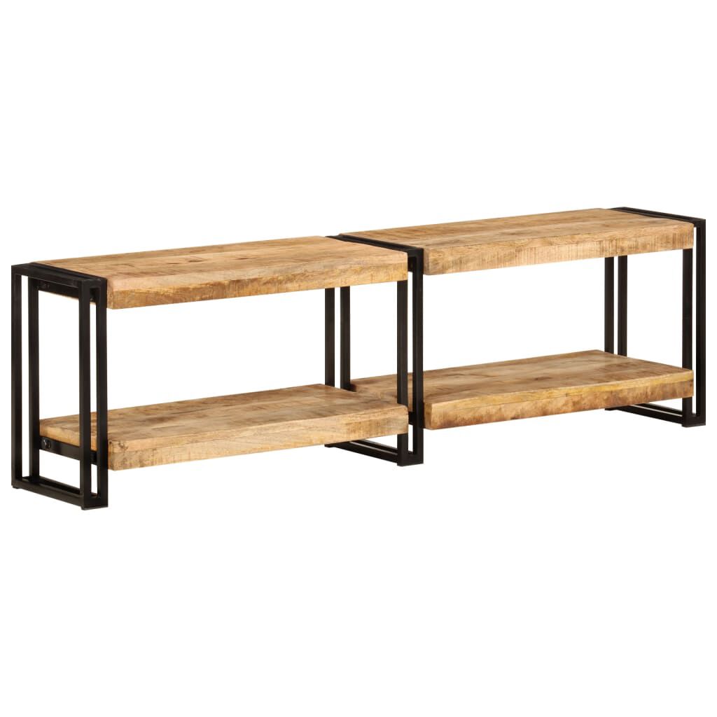 vidaXL Έπιπλο Τηλεόρασης 140 x 30 x 40 εκ. από Μασίφ Ξύλο Μάνγκο