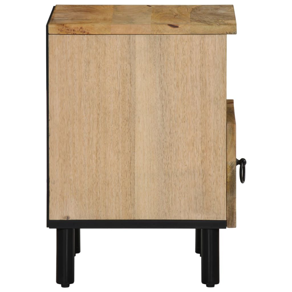 vidaXL Κομοδίνο 40 x 33 x 46 εκ. από Μασίφ Ξύλο Μάνγκο