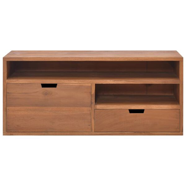 vidaXL Έπιπλο Τηλεόρασης 90 x 30 x 40 εκ. από Μασίφ Ξύλο Teak