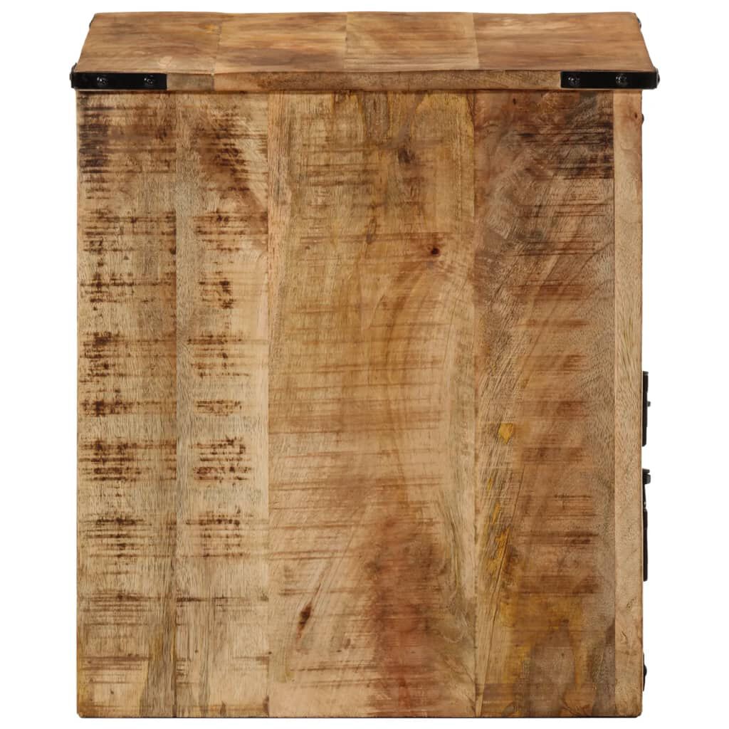 vidaXL Κομοδίνο 45x40x45 εκ. από Μασίφ Ξύλο Μάνγκο