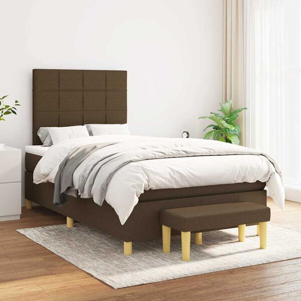 vidaXL &Kappa;&rho;&epsilon;&beta;ά&tau;&iota; Boxspring &mu;&epsilon; &Sigma;&tau;&rho;ώ&mu;&alpha; &Sigma;&kappa;&omicron;ύ&rho;&omicron; &Kappa;&alpha;&phi;έ 120x190 &epsilon;&kappa; &Upsilon;&phi;&alpha;&sigma;&mu;ά&tau;&iota;&nu;&omicron;