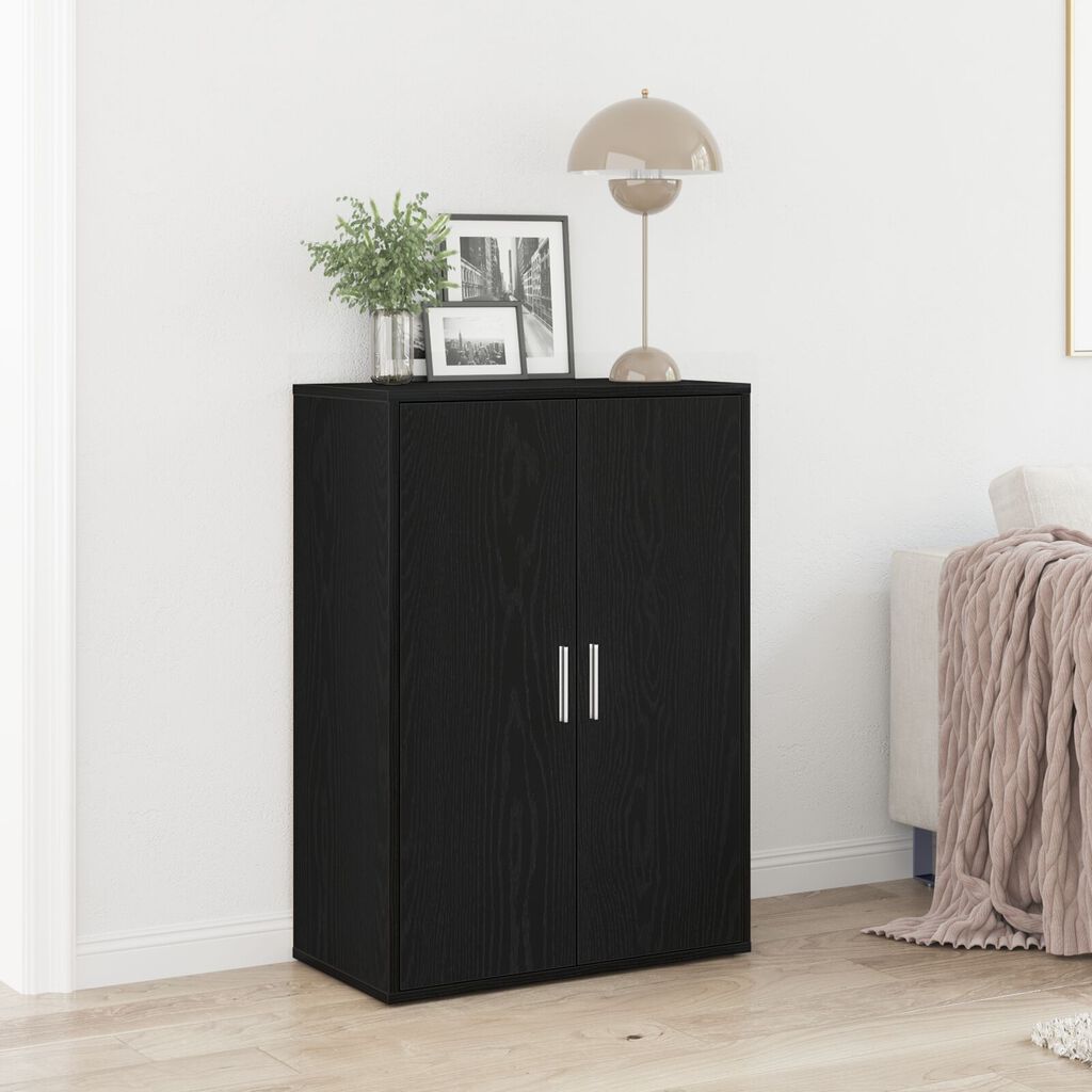 vidaXL Μπουφές Μαύρη Οξιά 60x31x84 εκ. Μοριοσανίδες