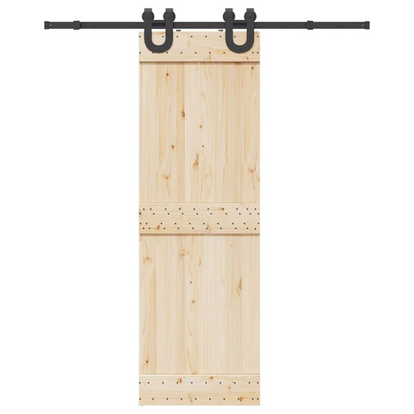 vidaXL Μηχανισμός Συρόμενης Μεσόπορτας Μαύρος 183 εκ. Ατσάλινος