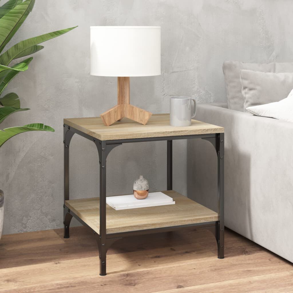 vidaXL Τραπεζάκια Σαλονιού 2 τεμ. Sonoma Δρυς 40x40x40 εκ. Επεξ. Ξύλο