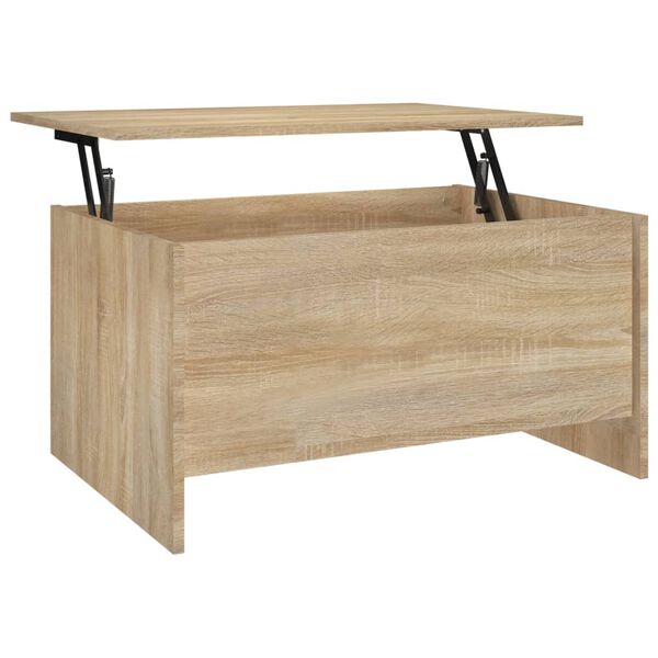 vidaXL Τραπεζάκι Σαλονιού Sonoma Δρυς 80x55,5x41,5 εκ. Επεξεργ. Ξύλο