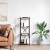 vidaXL Βιβλιοθήκη Παλαιό ξύλο 40 x 30 x 118 εκ Επεξεργασμένο ξύλο