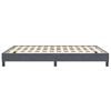 vidaXL Box Spring Κρεβάτι χωρίς στρώμα Σκούρο γκρι Βελούδινο