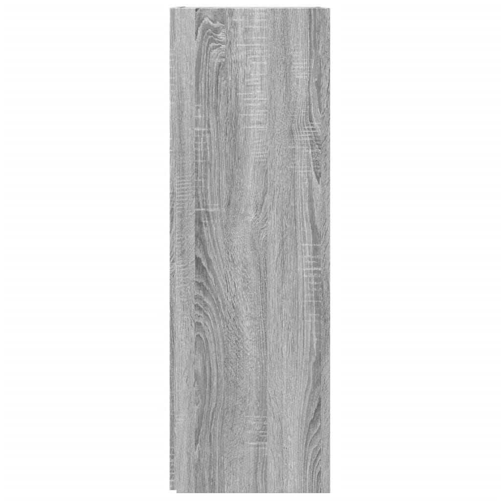 vidaXL Γωνιακό Έπιπλο Γκρι Sonoma 33x33x100 εκ. από Επεξεργ. Ξύλο