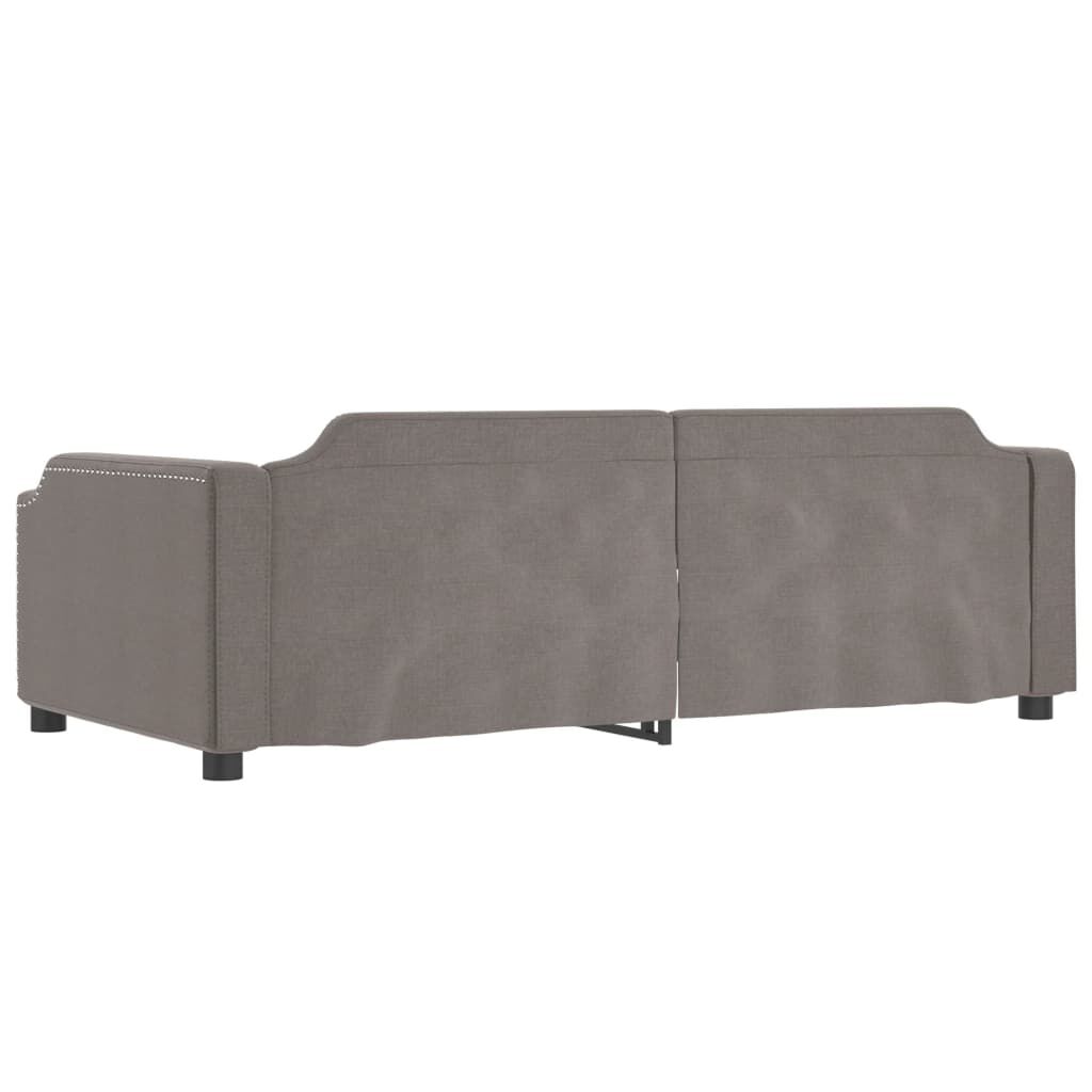 vidaXL Καναπές Κρεβάτι Συρόμενος Taupe 80 x 200 εκ. Υφασμάτινος