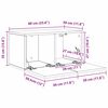 vidaXL Ντουλάπι TV 2 pcs Πολύχρωμο 60 x 30 x 30 cm Επεξεργασμένο ξύλο